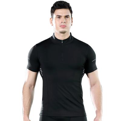 China Breathable Running T-shirt Men's New Gym Fitness Training Yoga Skinny Quick Dry Sportswear Shirts for sale