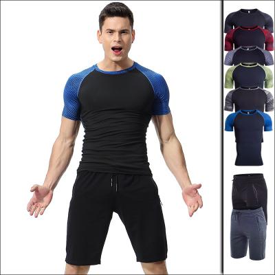 China Amazon Clothing Breathable Hot Selling Men Sports Shorts To Set Moisture Wicking Mens Gym Shorts for sale