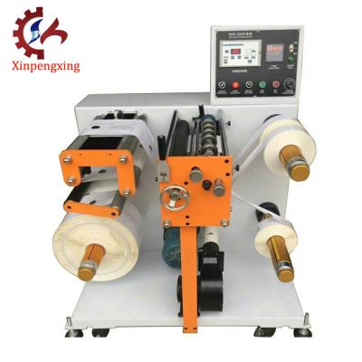 China food & Beverage Factory 350mm Adhesive Sticker Label Slitting And Rewinding Machine for sale