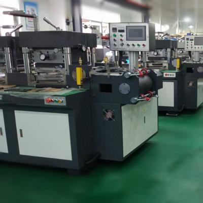 China Label Printing Shipping & Handling - 330 Automatic Flat Layer Two Seat Foil Hot Label Die Cut Machine for sale