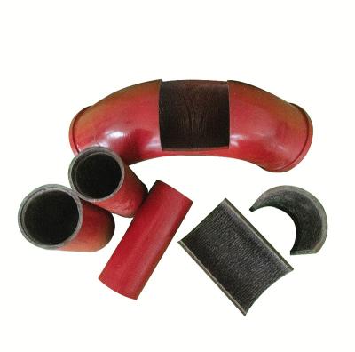 China Liquid Pipe CCO Wear Resistant Pipe Steel Clamp For Coal Power Plant Plant for sale