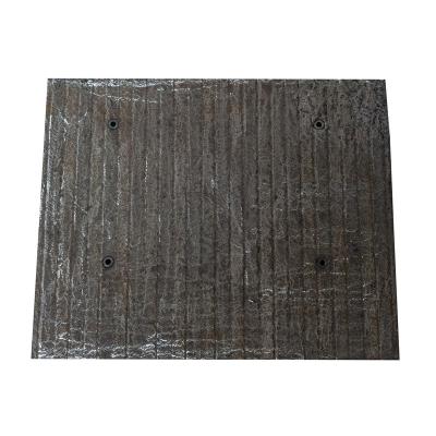 China Boat Plate Wear Abrasion Resistant Steel Plate Made By Chrome Carbide Overlay Hardfacing for sale