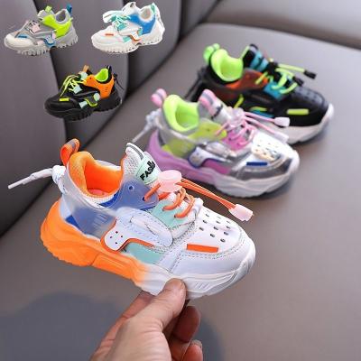 China High Quality Anti-slippery Stylish Outdoor Sneakers Boys Kids Breathable Material Shoes for sale