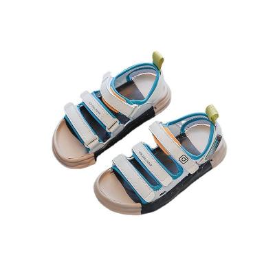 China Shangzhou 2022 OEM Santai Flat Sandal Summer New Fashion Children Soft Bottom Non-slip Sandals for sale