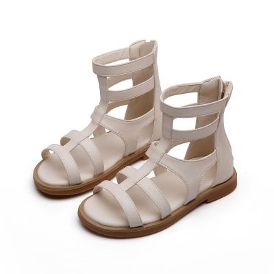 China Shangzhou OEM New Arrival 2021 All-match Ankle Boots Kids Summer Flat Sandals Sandalias de mujer for sale