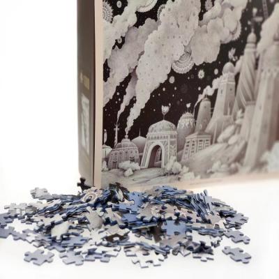 China Cartoon Toy Top Selling Cheap Nice Quality Customized Jigsaw Puzzles Adult Game Blue Cardboard Brain for sale