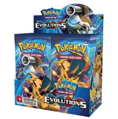 China 2021 Toy Game English Evolutions Plastic Trading Cards 360pcs Pokemon Evolutions Trading Cards for sale