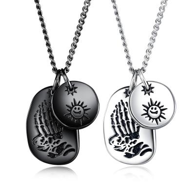 China 2021 New TRENDY Family Blessing Necklace Fashion Jewelry Dismountable Accessories for sale