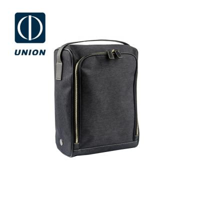 China Fashion Navy Blue Polyester Golf Shoe Bag Manufacturer Wholesale Waterproof Daily Travel and Casual Matching Bag Set for sale