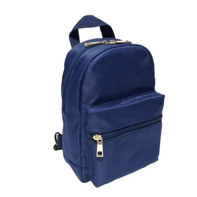 China Navy Fashion Design Lightweight Backpack With Custom Logo OEM ODM School Bag Satchel Bag for sale