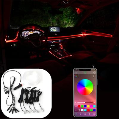 China Aluminum+led RGB led decoration light for car LED interior light strips RGB led atmosphere light for sale