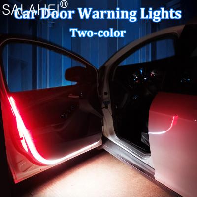 China Universal Led Silicone /LED Car Door Lights Safety Strobe Signal Lamp Strip Welcome Opening Warning Decor Waterproof 120cm Auto Light Interior for sale