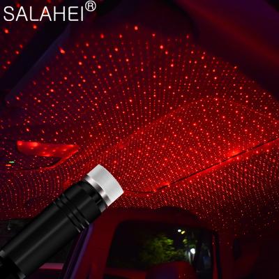 China USB Car Projector Starry Lens Led Car Light Neon Ambient Auto Roof Lights Atmosphere Star Light Car Interior Lamp F18 for sale