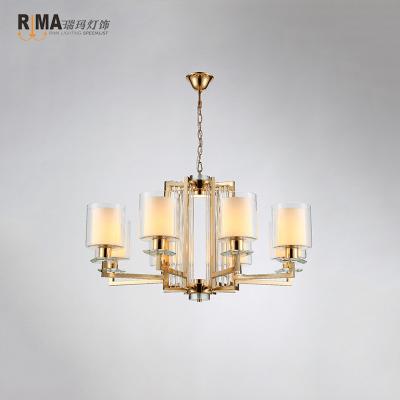 China Rima Lighting Residential Home Decorative Chandelier Ceiling Light Iron Chandelier Lamps For Home Decor for sale