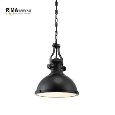 China Modern Industrial Black Iron Kitchen Unique Modern Art Pendant Light for sale