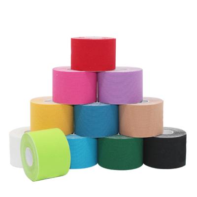 China Avoide the risk of muscle hurt 5cm*5m Manufacturer wholesale muscle patch elastic intramuscular effect patch cloth sports tape Chest Patch fitness for sale