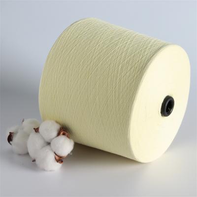 China Sustainable Recycled Comfortable Hand Feel 60s/2 Combed High Tack 100% Cotton Yarn for sale