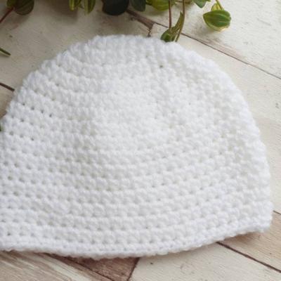 China COMMON Newborn Baby Knitted Beanie Hat , Hand Knit Baby Wear for sale