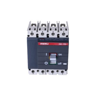 China Am3-250L-4300 Molded Case Circuit Breaker 250A 125A 160A 225A MCCB Am3-250L-4300 for sale