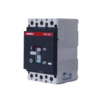 China Am3-250L-3300 Price Circuit Breaker 250AMP MCCB AC 3 Pore CBI CNC Am3-250L-3300 for sale