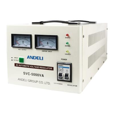 China SVC Electric Voltage Stabilizer SVC-5000VA 5KW ANDELI for sale