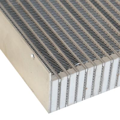 China Heavy Duty Aluminum Bar and Plate Fin Oil Cooler Core for Oil Heat Exchanger for sale