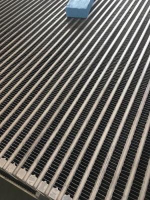 China Customized Aluminum plate fin oil cooler core for oil heat exchanger for sale