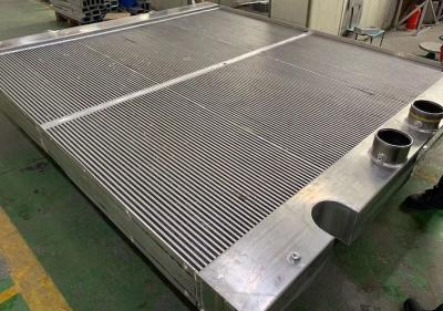 China Custom Large Aluminum bar and plate fin Oil Cooler for heavy duty power generator for sale