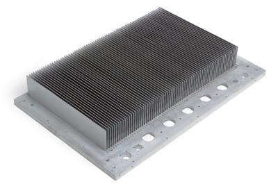 China Plug-in Vacuum Brazed Aluminum Heat Sinks for converters ,power supply heat exchangers for sale