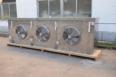 China Pipe fin heat exchanger Twin Air Unit Cooler condensers for sale