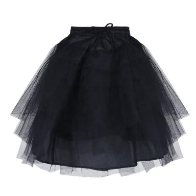 China tutu & Kids Girl Skirts 3 Layers Petticoat A Line Net Petticoat With Drawstring For Bridesmaids Wedding Dress And Ballet Costumes for sale