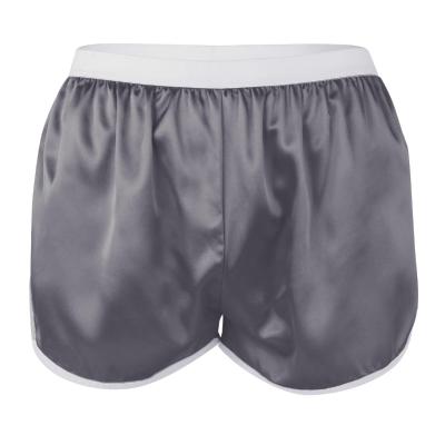 China Plus Size Fashion Men's Satin Silk Boxer Shorts Low Rise Underwear Casual Loose Swimwear Summer for sale