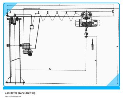 China BBZ type 1t explosion-proof cantilever crane, lifting material cantilever crane, rotary crane, explosion-proof crane for sale