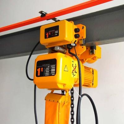 China Ring chain hoist, hhbb type 1T electric chain hoist, ring chain electric hoist for sale