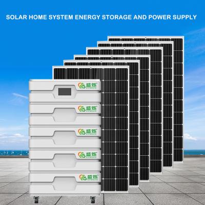 China 10KW 5kw Full Kit Power Solar Generator Off Grid Home Use Energy Storage System for sale