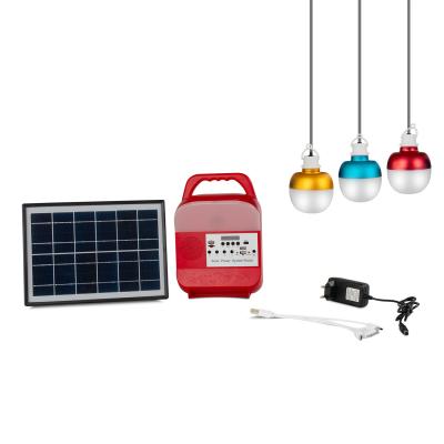 China CE RoHS 10 Watt solar powered home lighting system With Bluetooth Speaker for sale