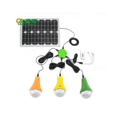 China 3pcs*3W Solar Powered Led Wall Light With Phone Charger for sale