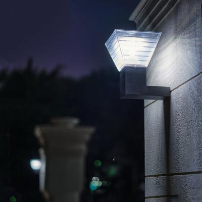 China 90 lm/w LED Solar Wall Light Outdoor 3.2V Modern Exterior Lamp ABS Garden Landscape for sale