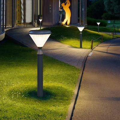 China Aluminum Waterproof 3.2V Solar Wall Garden Light 50000H Post Pillar Pathway Decoration for sale