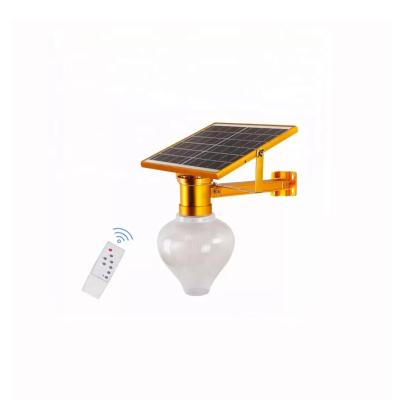 China Villa Park Courtyard Solar Street Light 10000mAh Patio Garden Lights for sale