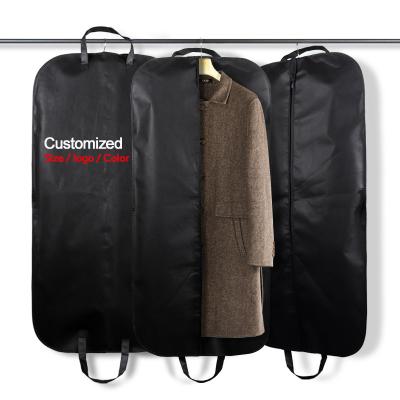 China Storage Waterproof Clothing Cover Storage Dustproof Clothes Cover Bag Garment Bag Customize Logo Original Type Customized Time Suit Accept for sale