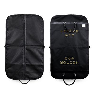 China Storage Personalized Fashion Travel Dust Suit Cover Foldable Dress Clothes Suit Non Woven Garment Bag Silk OEM Customized Storage Color for sale