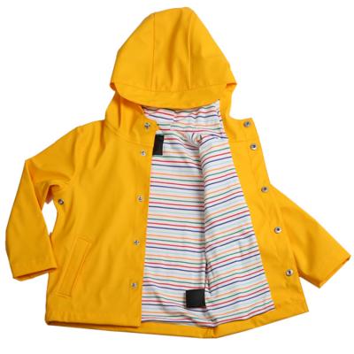 China Reversible Children students  skiing waterproof raincoat Fashion hiking camping  coat windproof angling jacket PU coating OEM minimalism c for sale