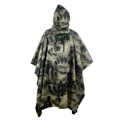 China Acidproof Outdoor waterproof raincoat camping adventure warm coat angling Wholesale order Covert bionic Ghillie suit cloak camouflage for sale