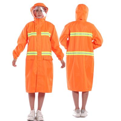 China Single-person Rainwear Factory good price OEM  raincoat water proof  for adults mens long raincoat polyester PVC raincoat for sale