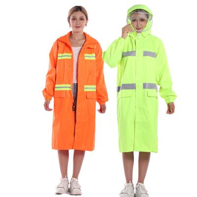 China Single-person Rainwear Fashion Raincoat Men's & Women's Custom Raincoat Waterproof Rain Poncho  Hooded Long Raincoat Set for sale