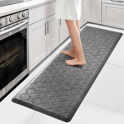 China Washable Hot Selling PVC Anti-fatigue Rug Mat Non-slip Waterproof Kitchen Mat For Floor for sale