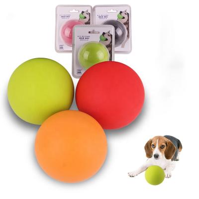 China Amazon Best Seller Sustainable Pet Toys Interactive Durable Elastic Chew Balls Dog Toy Balls for sale