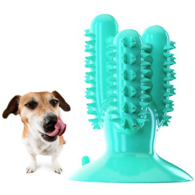 China Amazon Sustainable Hot Sale Durable Dog Teeth Cleaning Stick Dog Chew Toys Toothbrush for sale