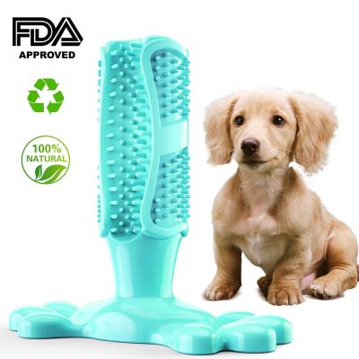 China Wholesale Custom Viable Pet Toy Rubber Stick Dog Tooth Care Cleaning Chew Toothbrush for sale